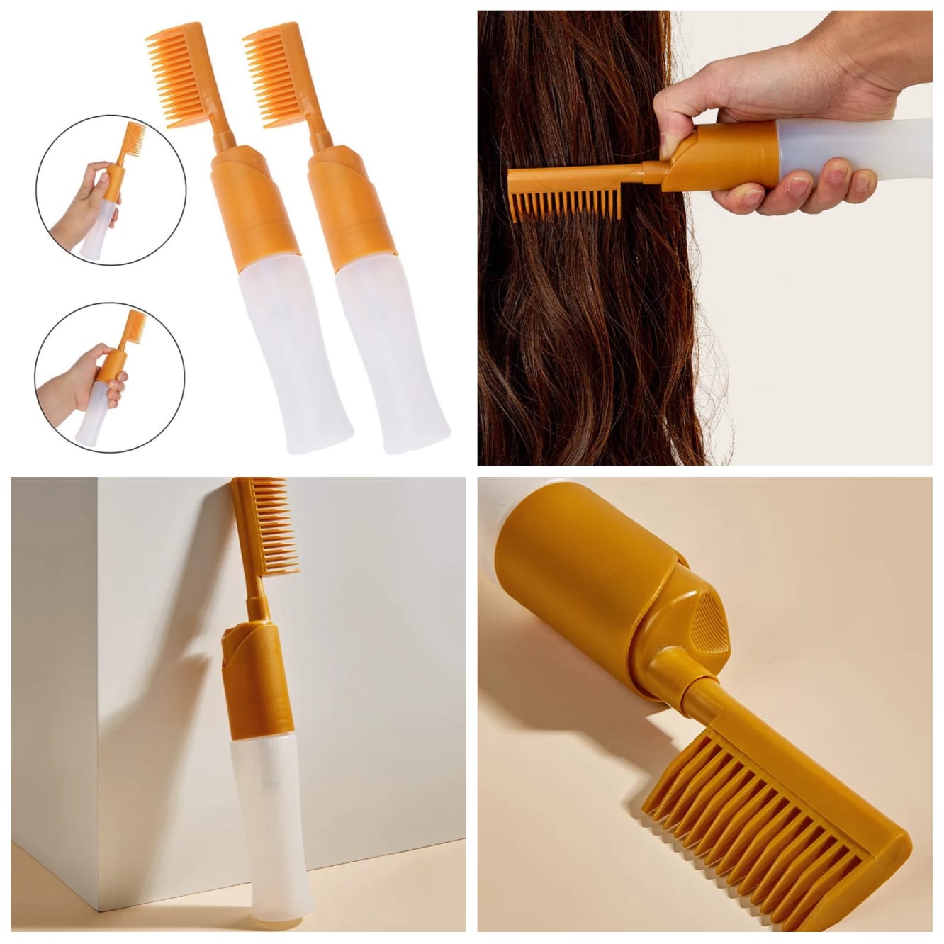 Professional Hair Applicator Bottle use for Oil & Hair Dye Application