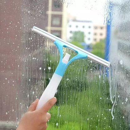 Multifunctional Glass Cleaner, 2 in 1 Spray Wiper