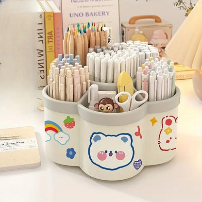 360 Degree Rotating Pen Holder Storage Box