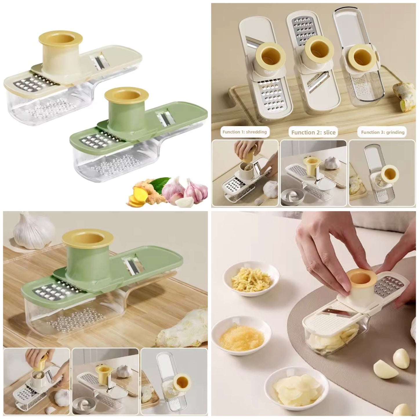 3 in 1 Mini Garlic Slicer