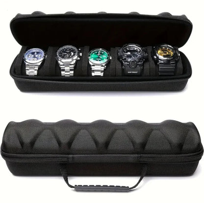 5 Slot Hard-Shell Watch Storage Organizer