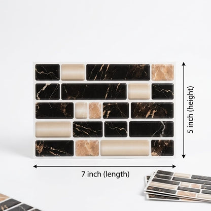Self Adhesive Brick Design Tile Stickers ()