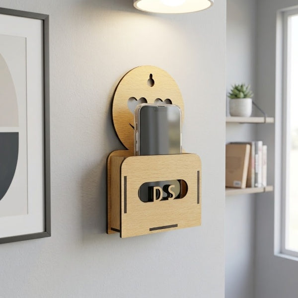 Wall Mounted Smiley Phone Holder