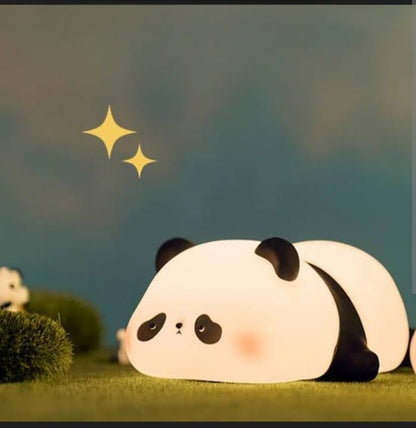 Cute Panda Silicone Touch Lamp