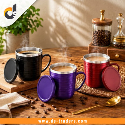 Elegant Double Wall Coffee Mug