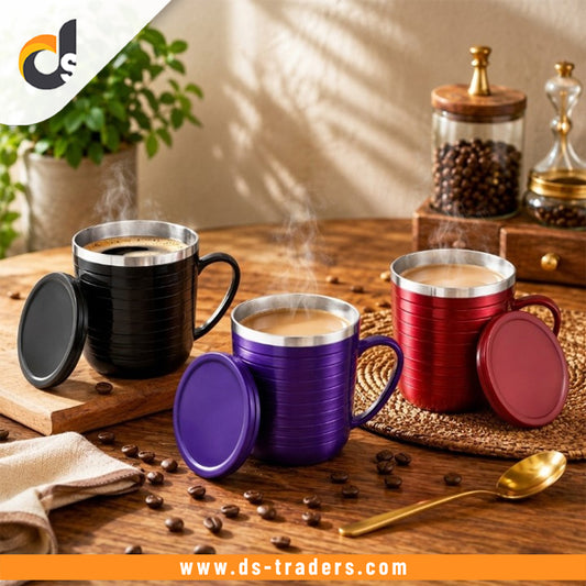 Elegant Double Wall Coffee Mug