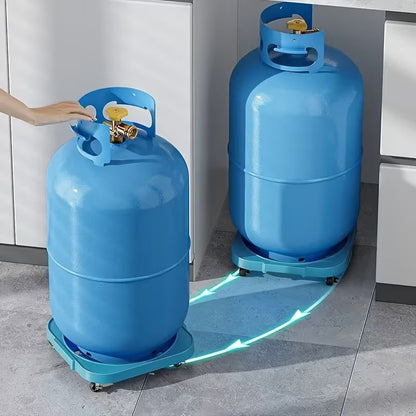 Heavy Duty Gas Cylinder Stand With Wheels