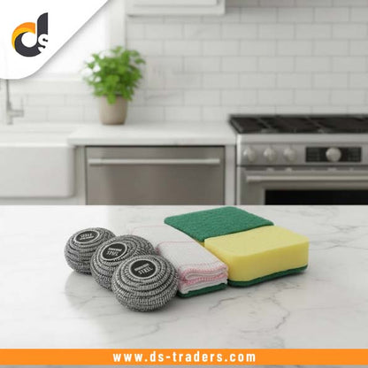 6PCs Set Pot Cleaning Sponge