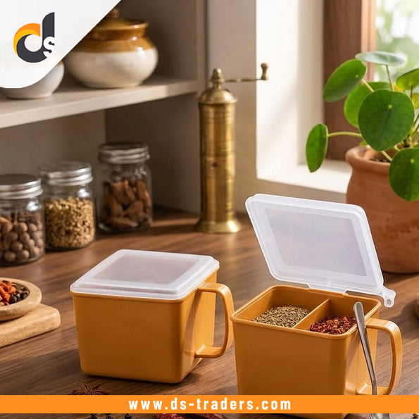 2-Section Spice Storage Container