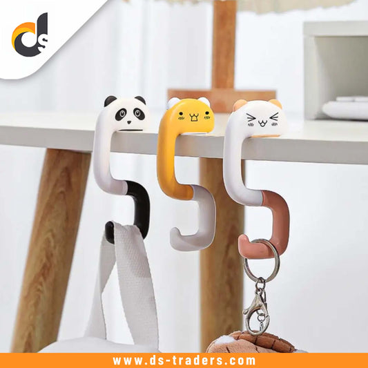 1Pc Cartoon Shape Portable Bag Hook