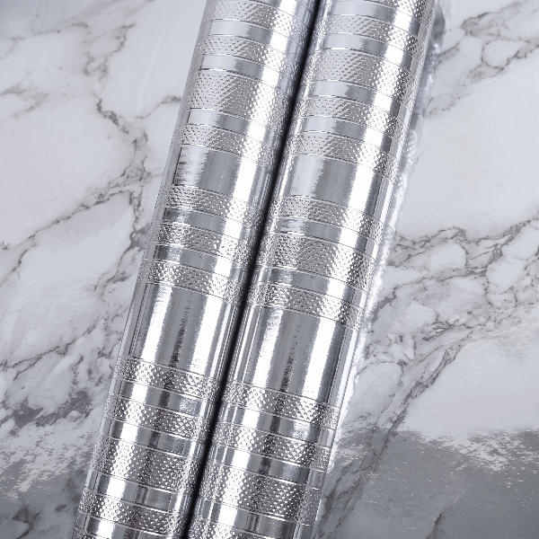 Self Adhesive Silver Ray Marble Sheet