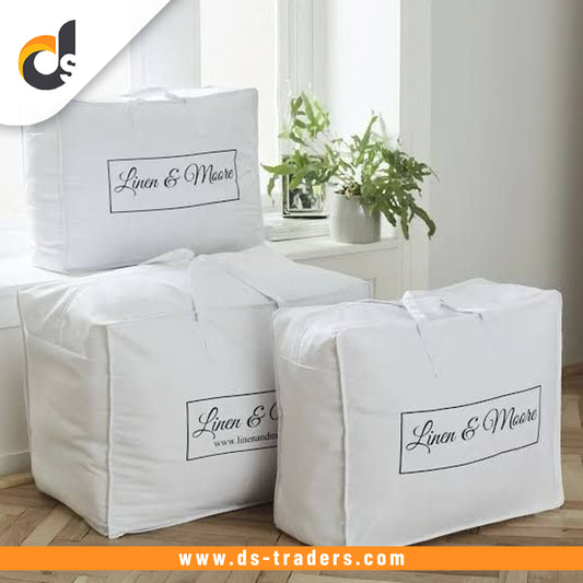 1pc Large Capacity Bed Sheet & Covers Organizer Bag