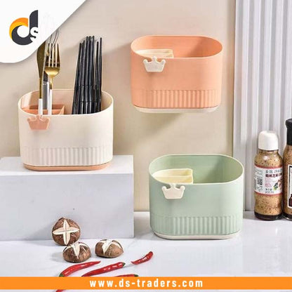 Self-Adhesive Wall Mounted Cutlary Organizer