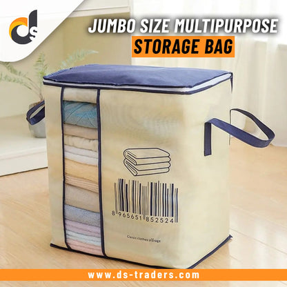 Pack Of 5 - Jumbo Size Multipurpose Storage Bag & Organizer for Clothes & Blanket