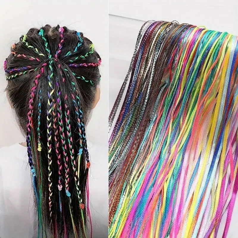 Colorful Braided Hair Clips