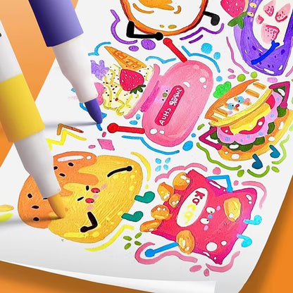 12PCs Kids Drawing Quick-Drying Acrylic Marker