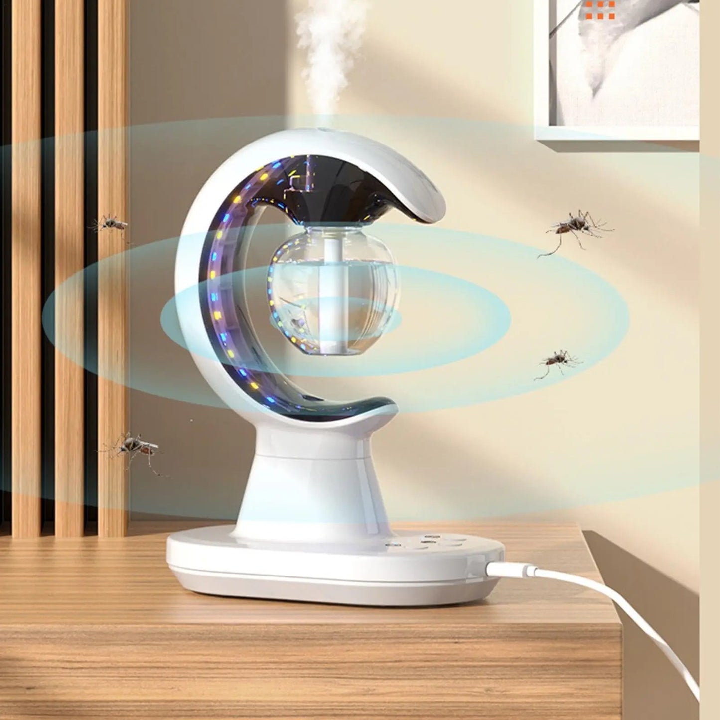 3-in-1 Anti Mosquito Repellent Humidifier Lamp