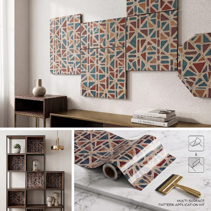 Self Adhesive Multi-Color Marble Sheet