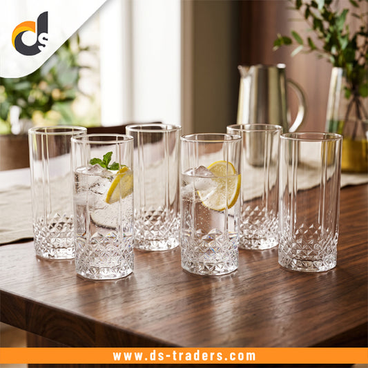 6PCs Elegant Crystal Glass Set