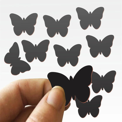 50PCs Wooden Butterfly Wall Sticker