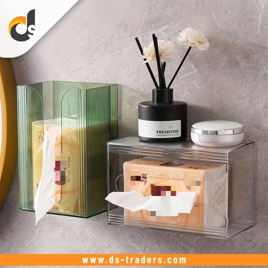 Wall Mounted Acrylic Tissue Box Holder