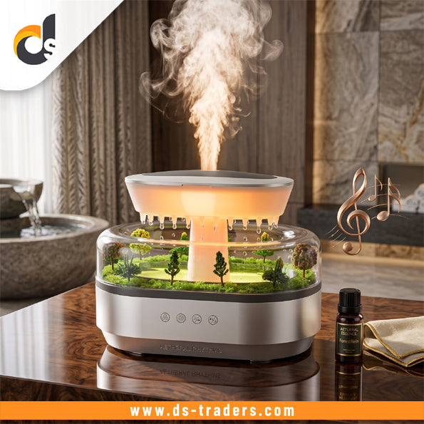 Luxury Rain Drop Smoke Diffuser Humidifier