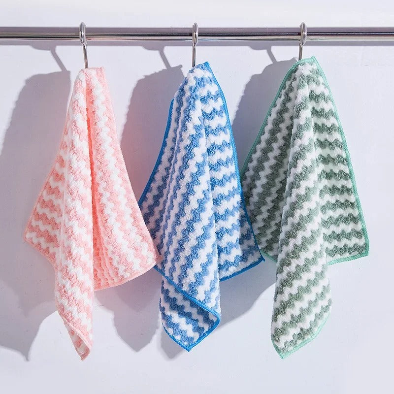 3PCs Microfiber Cleaning Cloth Towel