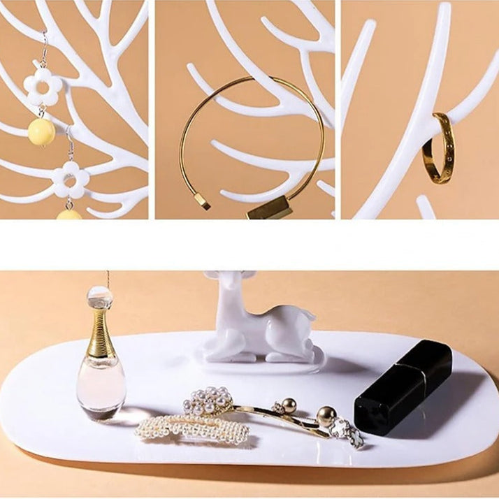 Creative Deer Tree Shape Jewelry Organizer