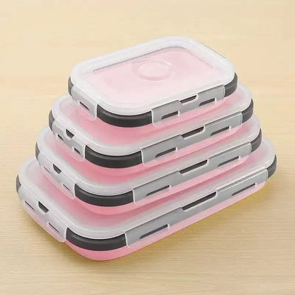 4PCs Silicone Food Storage Container