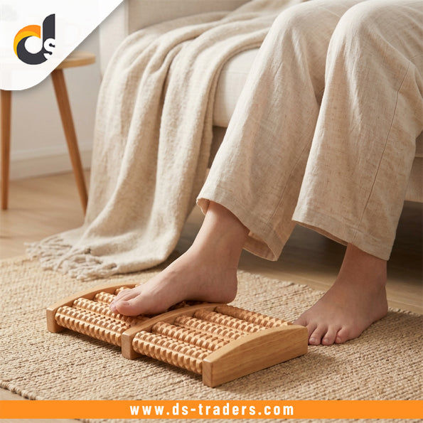 Portable Wooden Foot Massage Roller