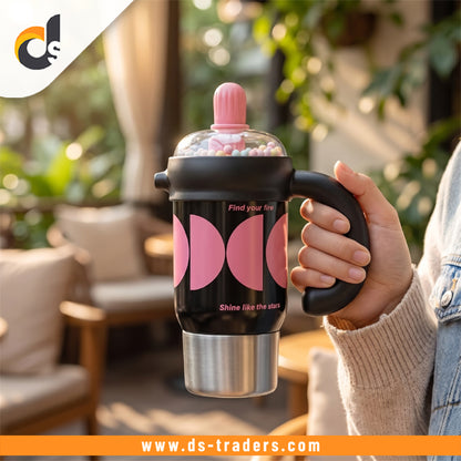Stainless Steel Bubble Travel Tumbler 750ML
