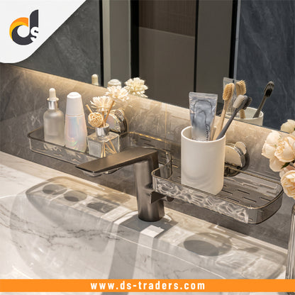 Wall Mounted Suction Storage Shelf