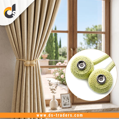 2PCs Magnetic Curtain Tieback Clips
