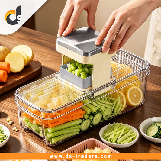 Multifunctional Vegetable Dicer & Cutter Basket