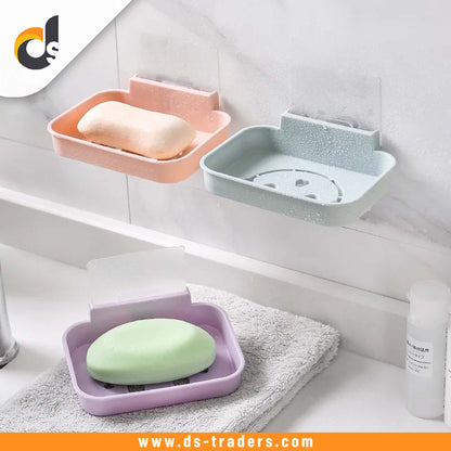 1Pc Wall Mount Smiley Soap Dish