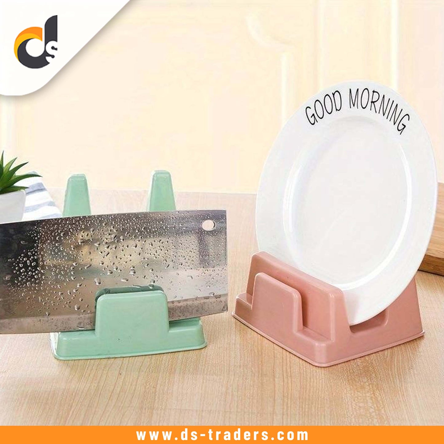 Multifunctional Plastic Pot Lid Holder