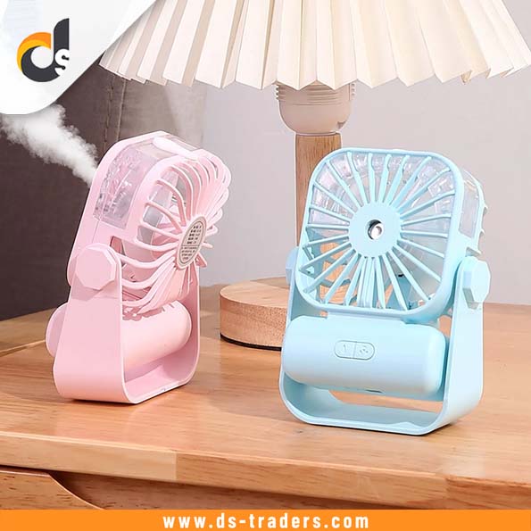 USB Rechargeable Handheld Humidifier Fan