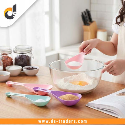 4PCs Double Sided Kitchen Measuring Spoon