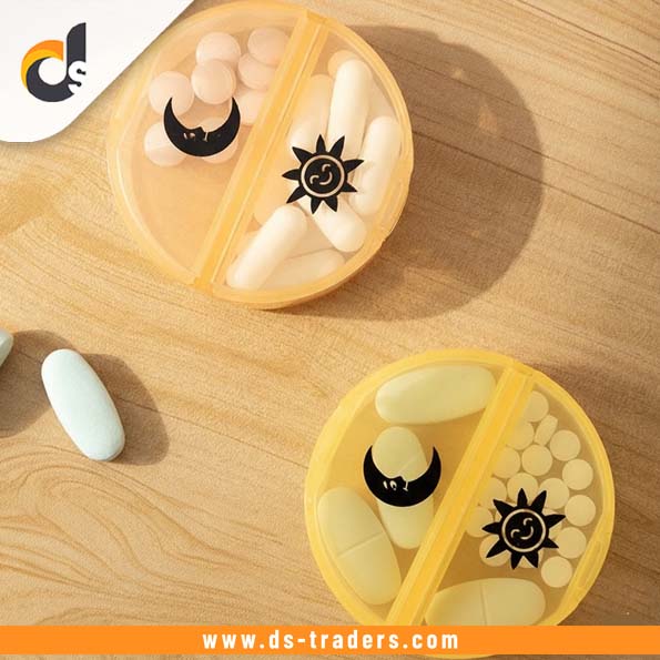 2PCs Mini Medicine Storage Box