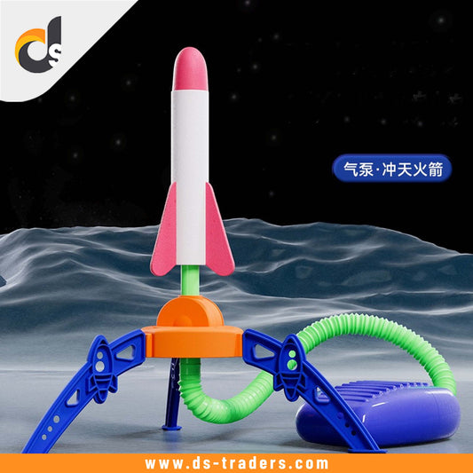 Pump Foot Shoot Rocket Toy