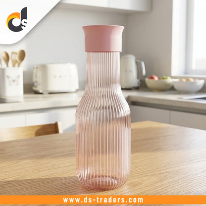 Plastic Linear Design Water Bottle