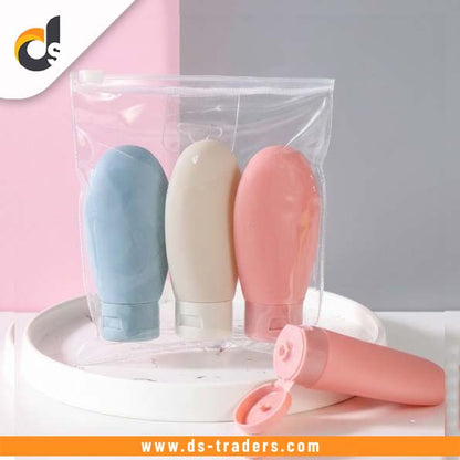 3PCs Refillable Travel Liquid Botttle Set (60ML)