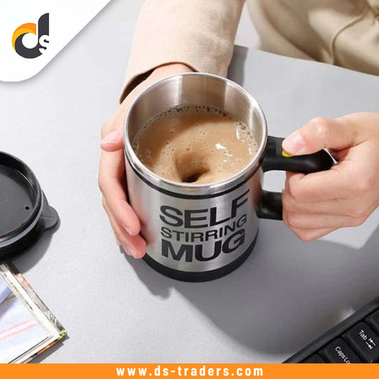 Stainless Steel Self Stirring Coffee Cup