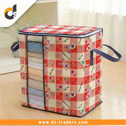 Rabbit Printed Multipurpose Jumbo Storage Organizer