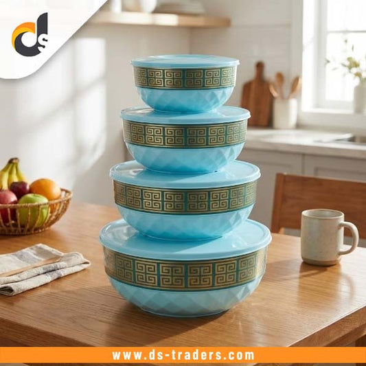 4 In 1 Plastic Durable Bowl Set