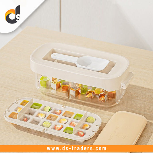 Pressing Ice Cube Mold Ice Tray Box