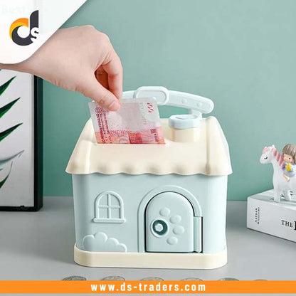 Plastic House Shape Money Saving Box