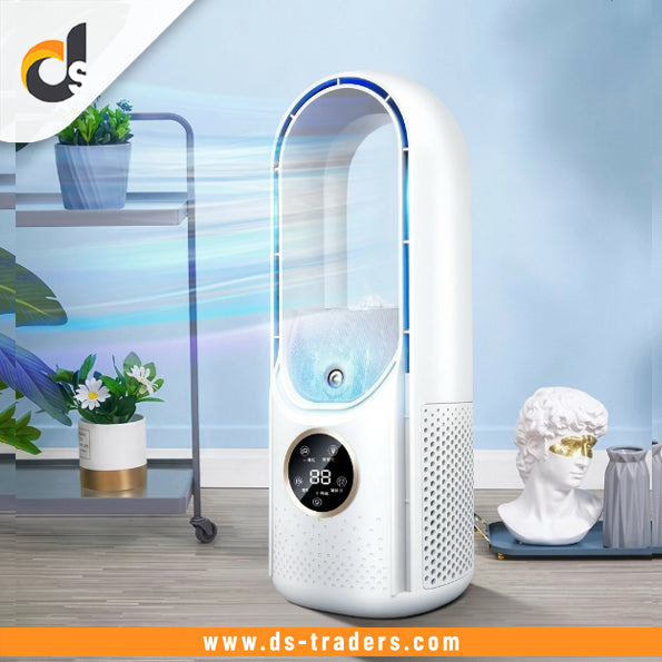 Desktop Bladeless Mist Fan with Digital Display