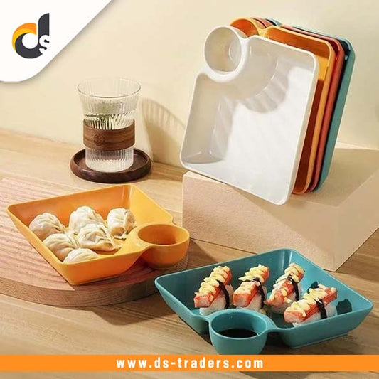 Square Snack Dumpling Plate