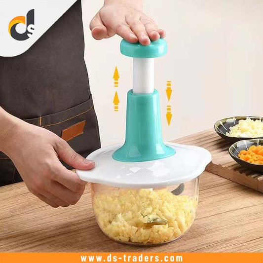 Multifunctional Manual Push Chopper 2-Liter